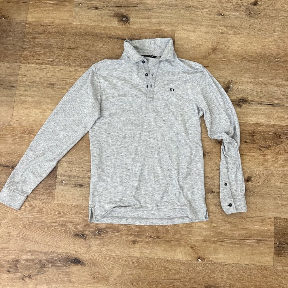Travis Mathew Long Sleeve Polo- Size Small.